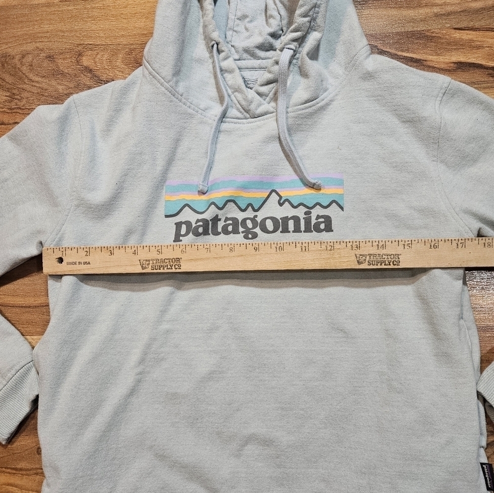 Patagonia Uprisal Hoody Small Gray Recycled Cotton Blend Fair Trade Logo - Picture 4 of 7